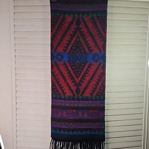 Scarf By Berkshire Multicolor Acrylic Bright Colors